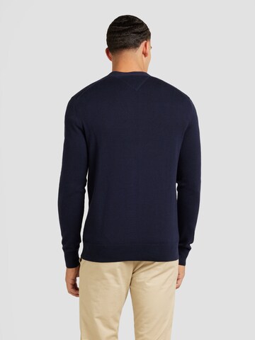 TOMMY HILFIGER Gebreid vest 'Essential' in Blauw