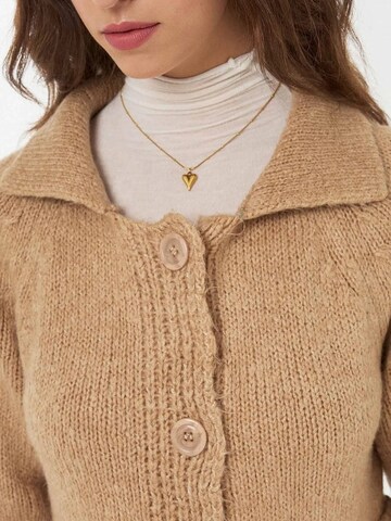 Cardigan Hiccup en marron