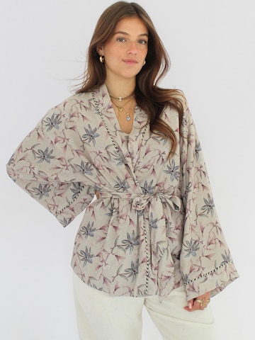 Honnête Atelier Kimono 'Ladera' in Mixed colours: front