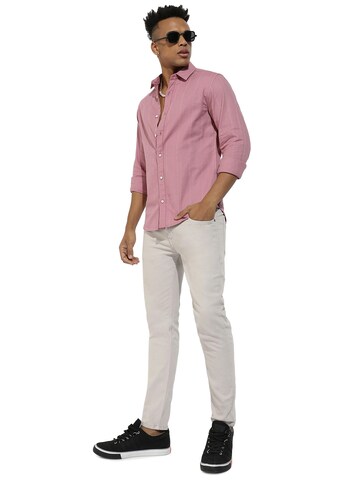 Campus Sutra Regular fit Button Up Shirt in Pink