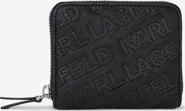 Karl Lagerfeld Wallet in Black: front