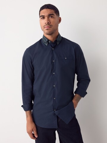 Next Regular fit Overhemd in Blauw: voorkant