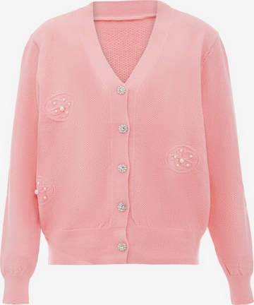 nascita Knit Cardigan in Pink: front