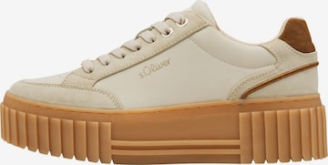 s.Oliver Sneaker in Beige: Vorderseite