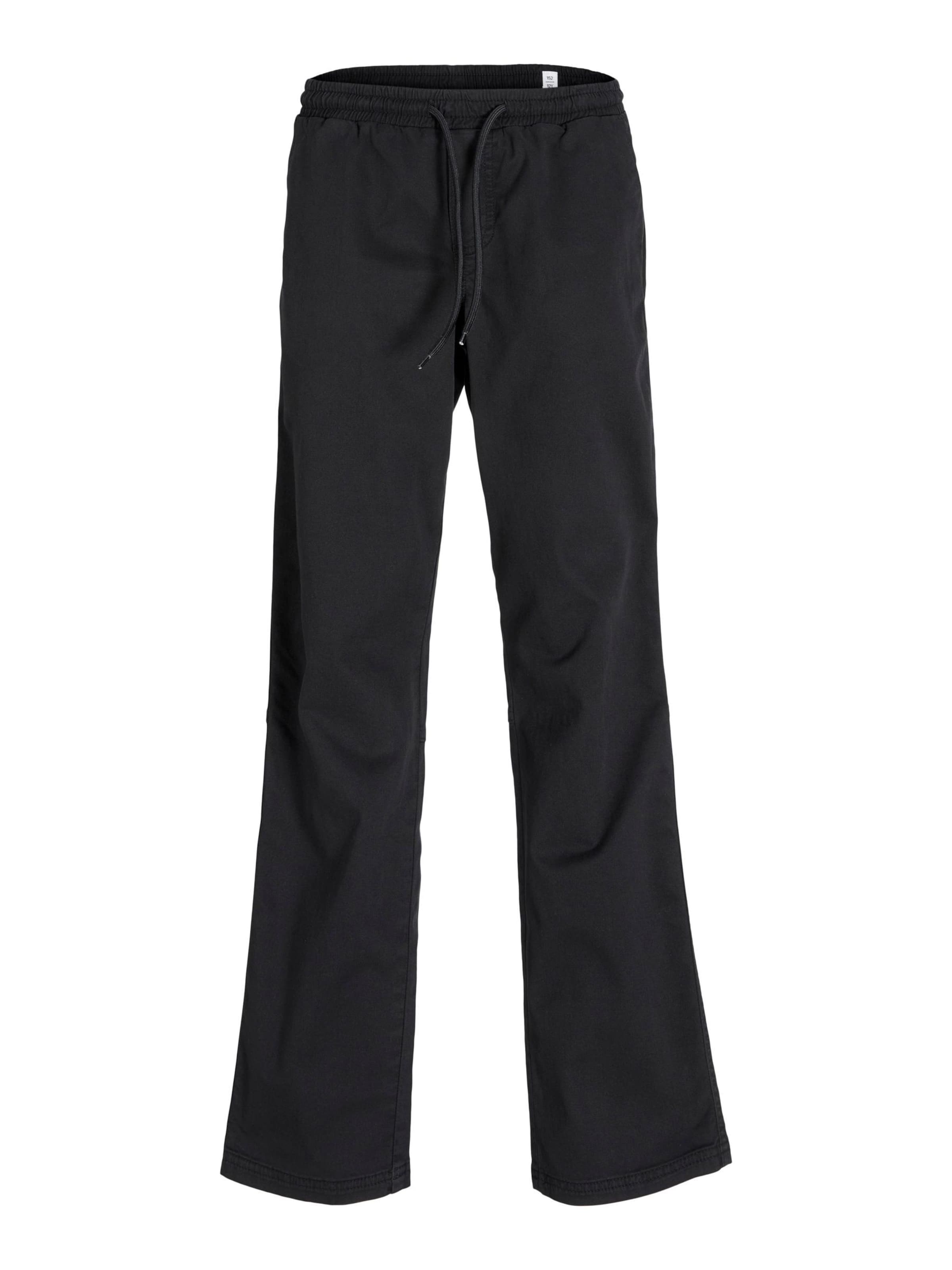 Regular Pantalon Jack & Jones Junior en noir : devant