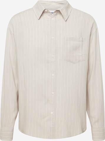 Comfort fit Camicia di WEEKDAY in beige: frontale