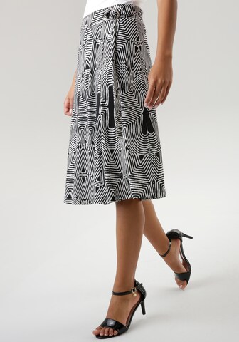 Aniston SELECTED Skirt in Grey: front