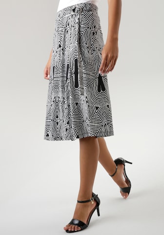 Aniston SELECTED Skirt in Grey: front
