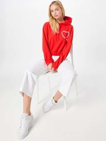 HUGO Red Sweatshirt 'Dionegia' in Rood