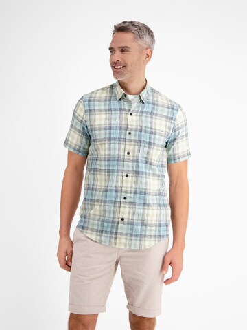 LERROS Regular fit Overhemd in Blauw: voorkant