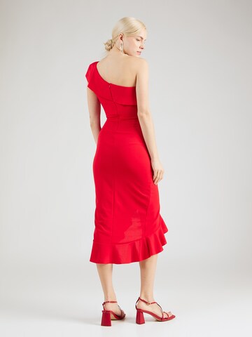 WAL G. - Vestido de cocktail 'RAQUEL' em vermelho