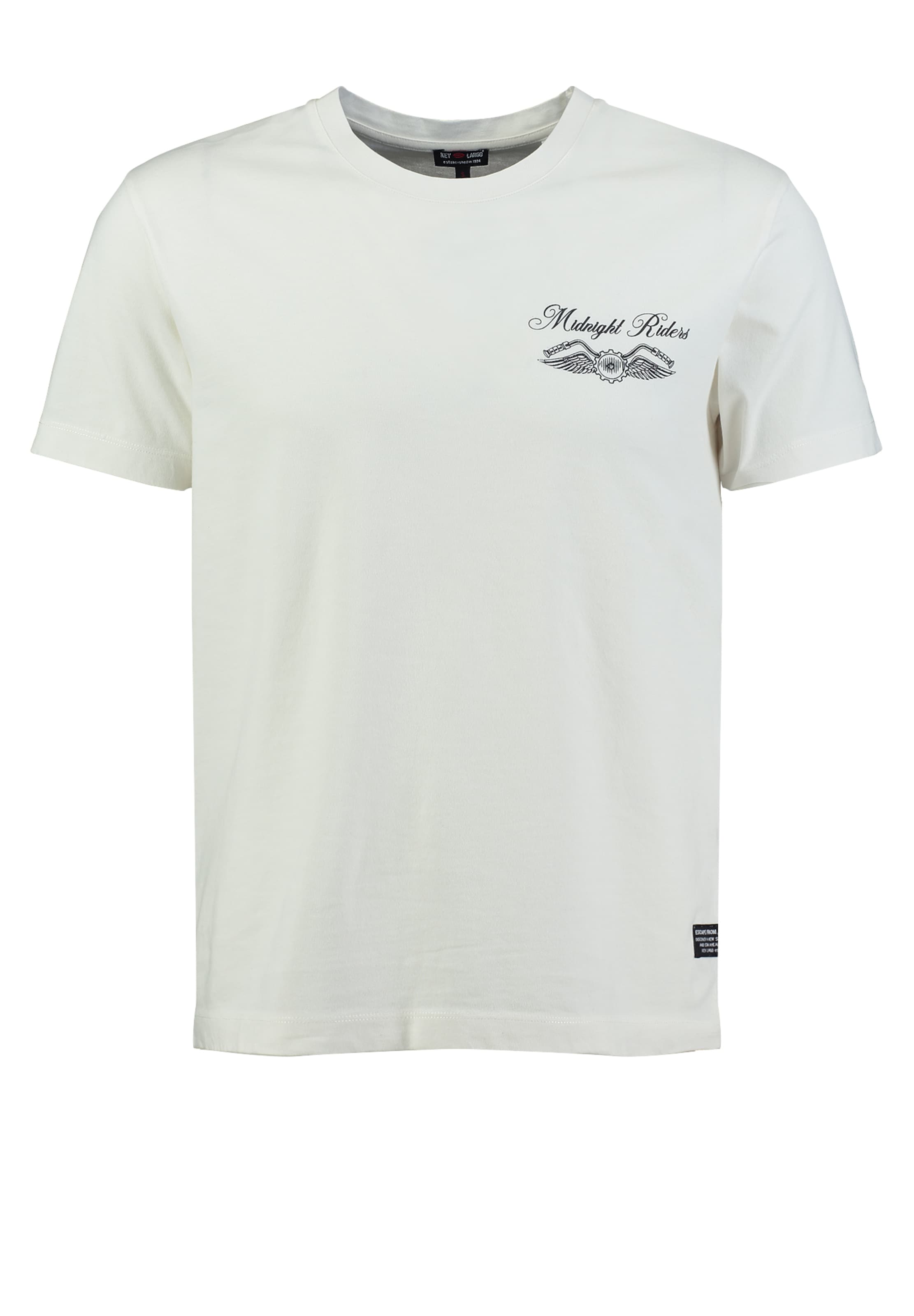 Key Largo Camisa em XXXL em creme / preto, Vista do artigo