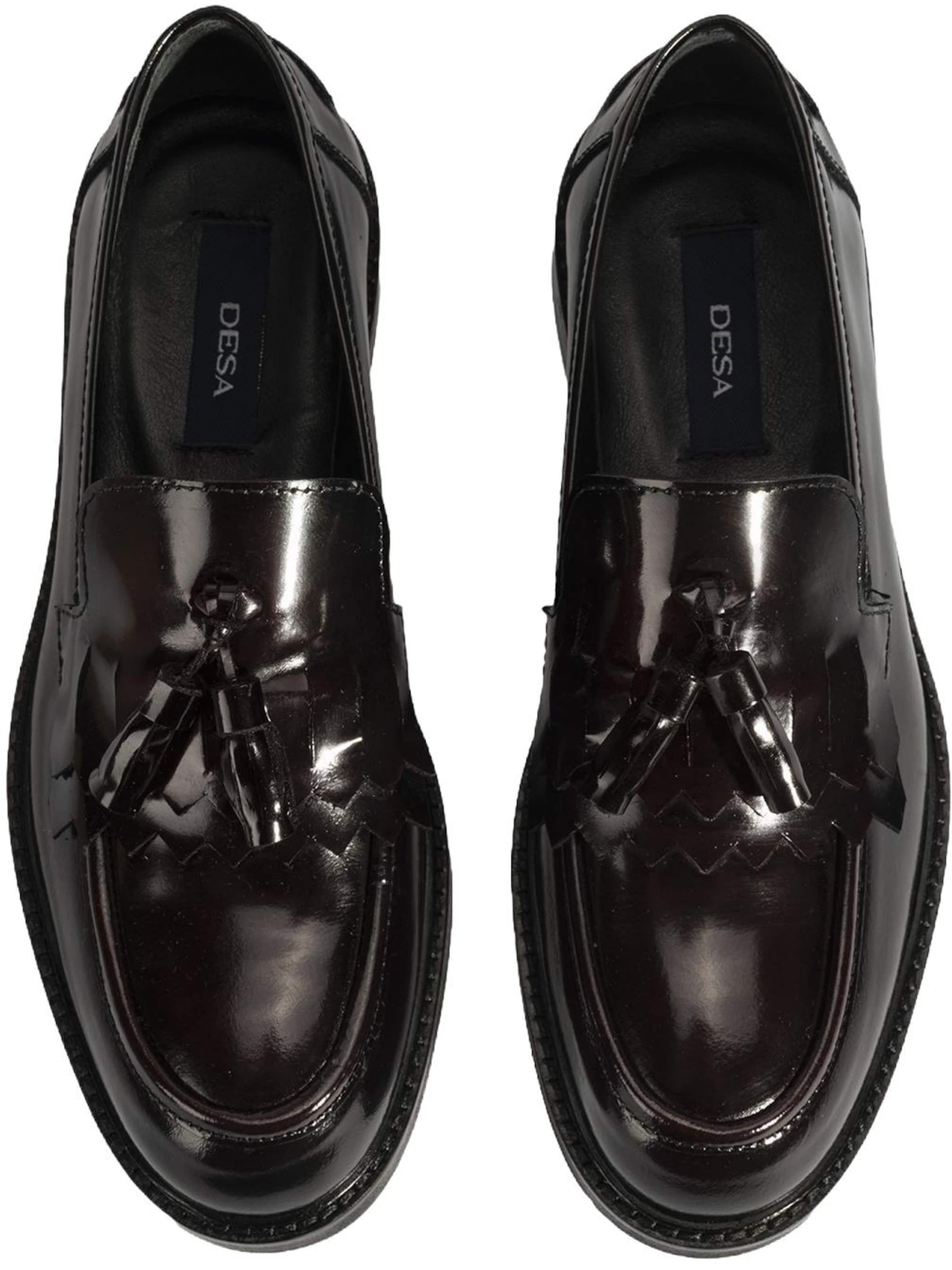 Mocassin 'Slip-On-Schuhe' Desa en rouge