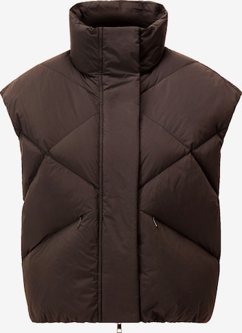 Rich & Royal Bodywarmer in Bruin: voorkant