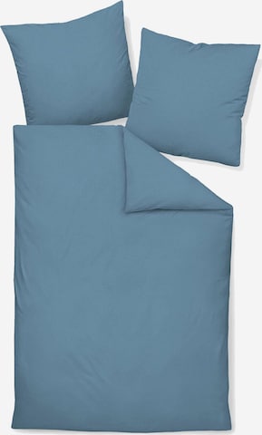 JANINE Duvet Cover in Blue: front