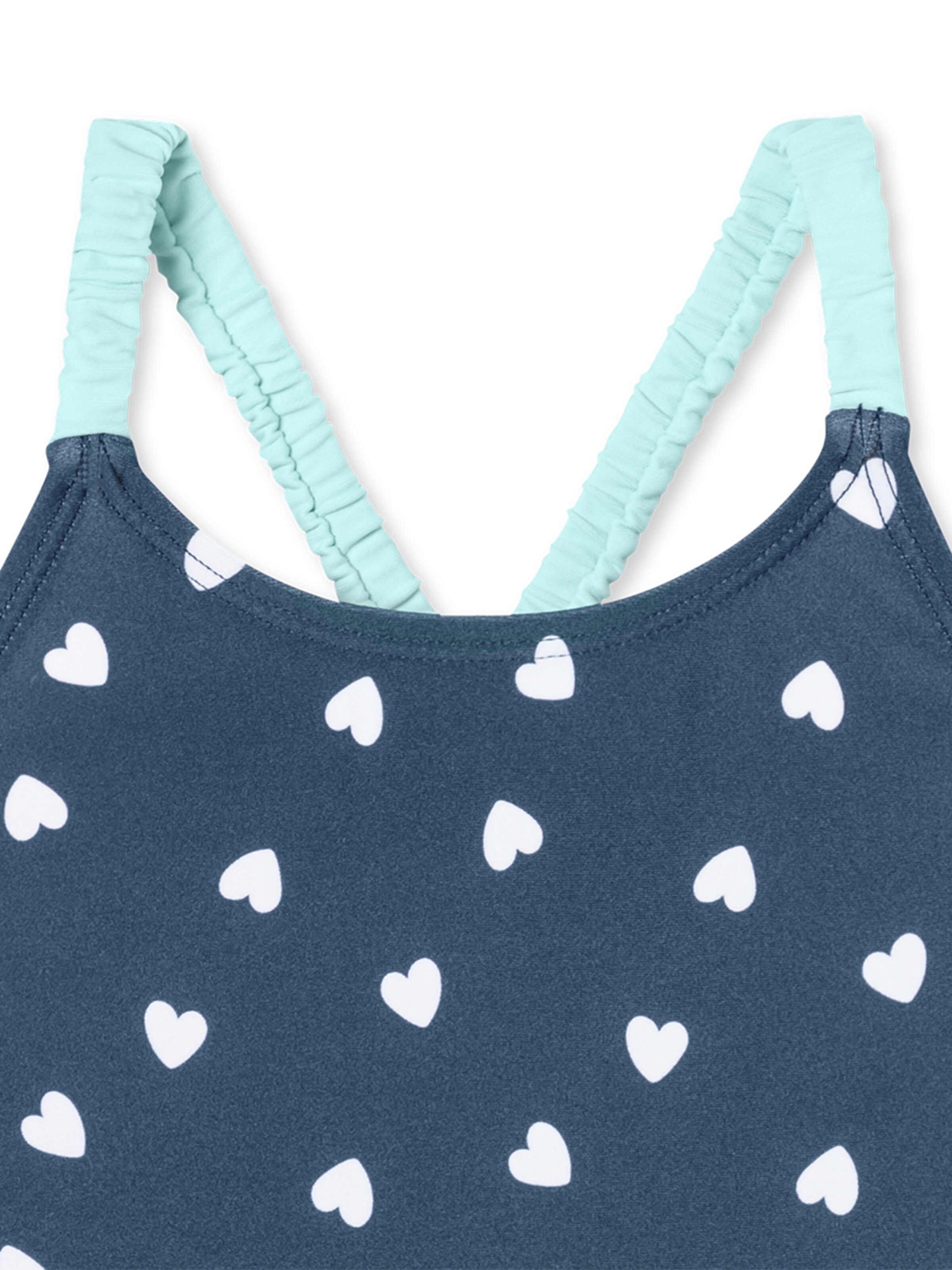 SCHIESSER Badeanzug ' Aqua Kids Girl ' in Blau