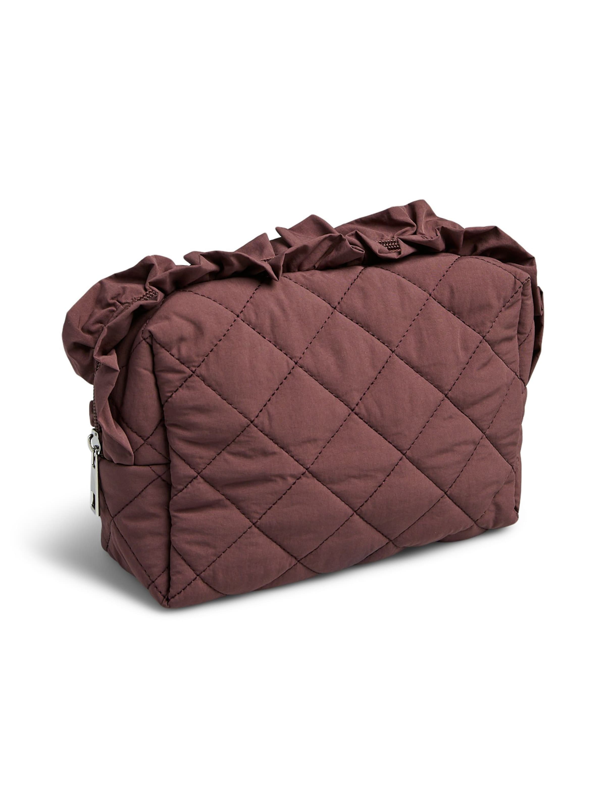 PIECES - Bolsa de maquillaje 'PCPenelope' en marrón: frente
