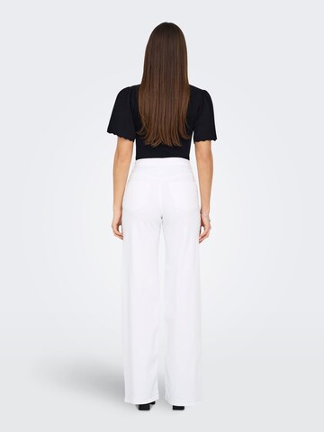 ONLY Baggy Broek 'Madison' in Wit