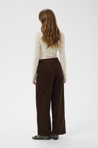 SAINT TROPEZ Regular Trousers in Brown
