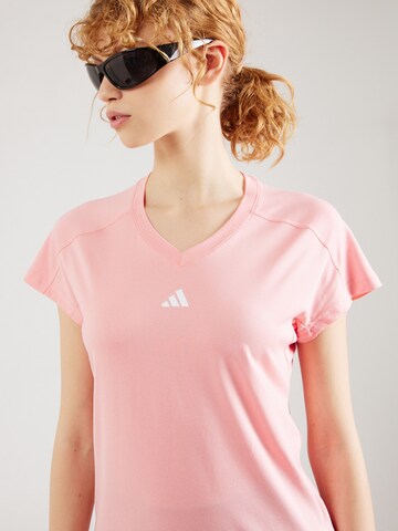 ADIDAS PERFORMANCE Λειτουργικό μπλουζάκι 'Train Essentials' σε ροζ