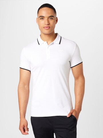 4F Performance Shirt in White: front