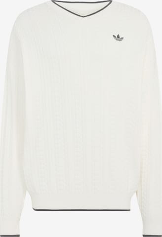 ADIDAS ORIGINALS Sweter w kolorze biały: przód