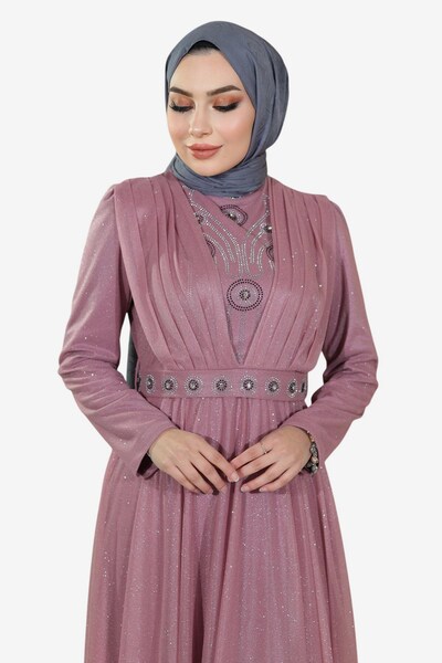 MODAMIHRAM Dress in Dusky pink, Item view