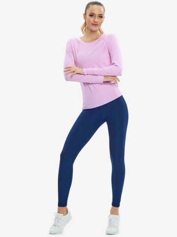 Skinny Pantalon de sport 'AEL112C' Winshape en bleu