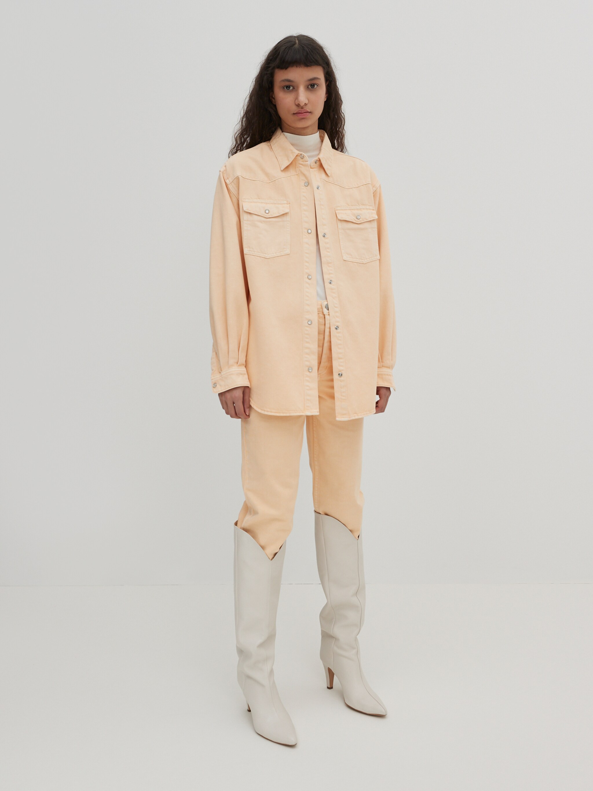 EDITED Produkte Hemd 'Dani' apricot