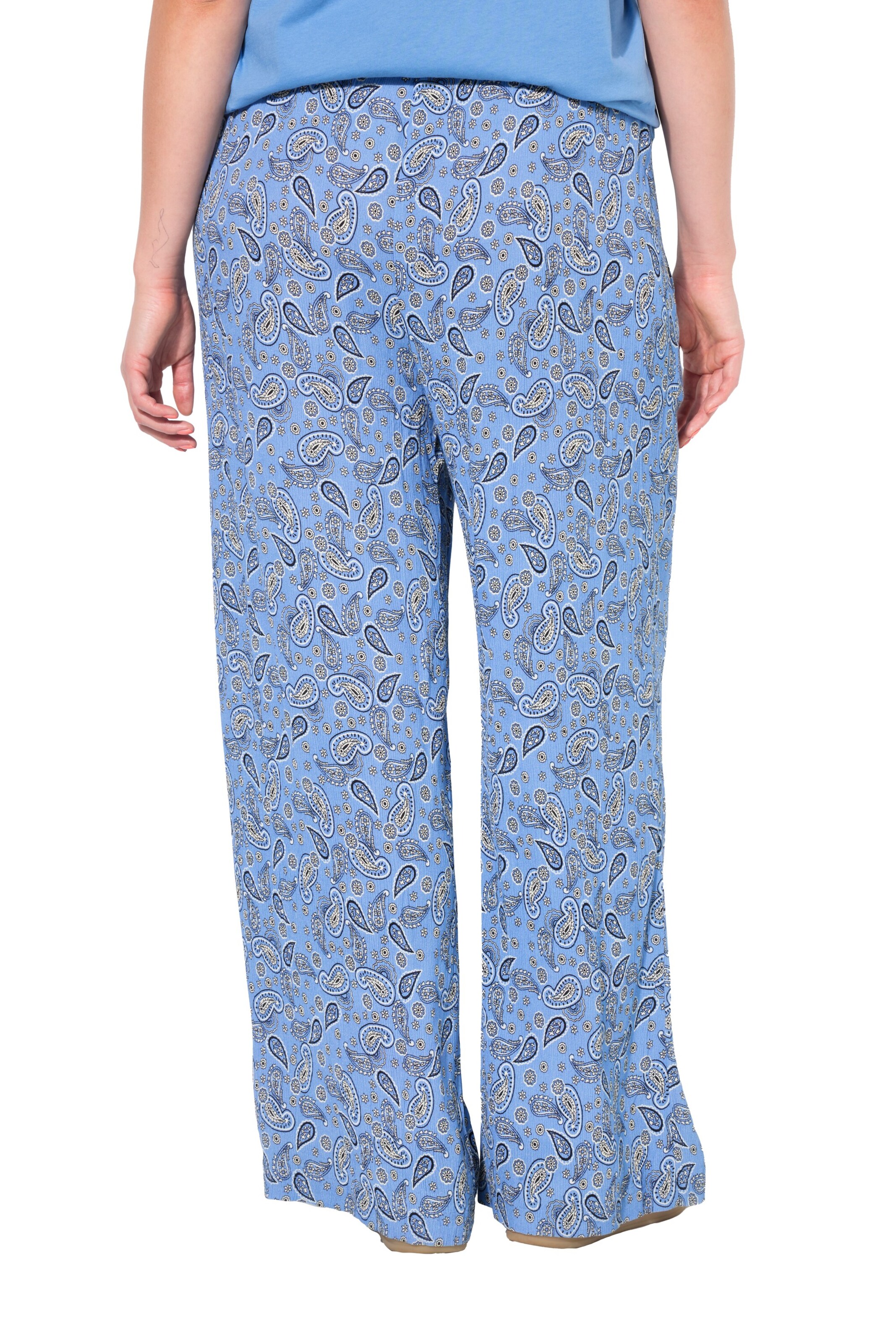 Studio Untold Wide Leg Schlupfhose in Blau