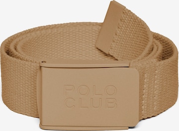 Polo Club Belt in Beige: front