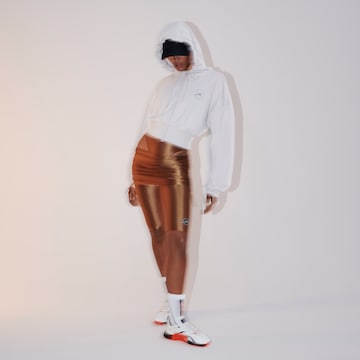 ADIDAS BY STELLA MCCARTNEY Skinny Spodnie sportowe 'True Life Roll-top' w kolorze brązowy