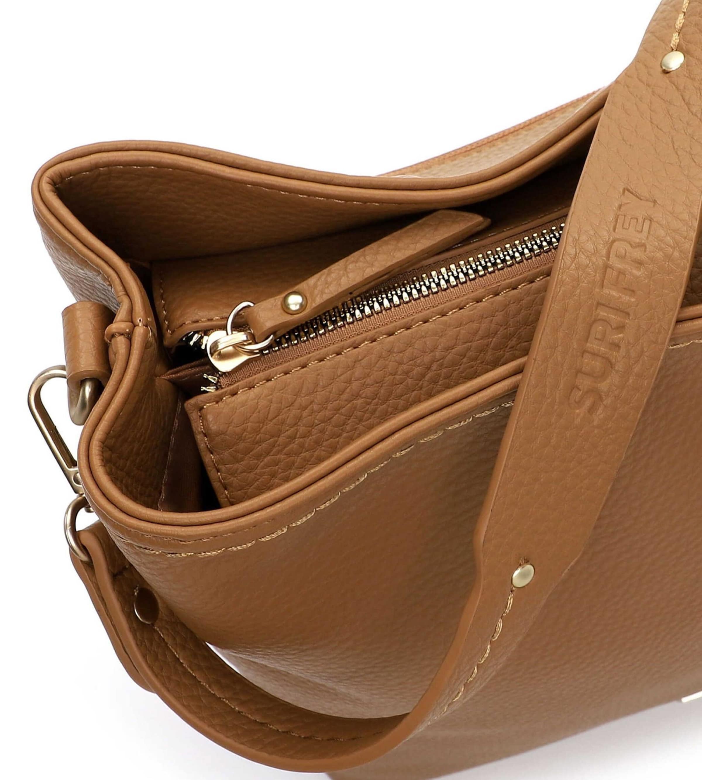 Sac bandoulière 'Amey' Suri Frey en marron