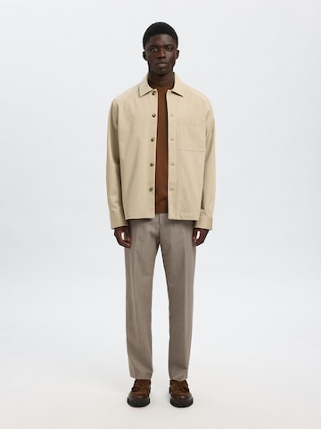 SELECTED Comfort fit Tussenjas 'SLHTATE' in Beige