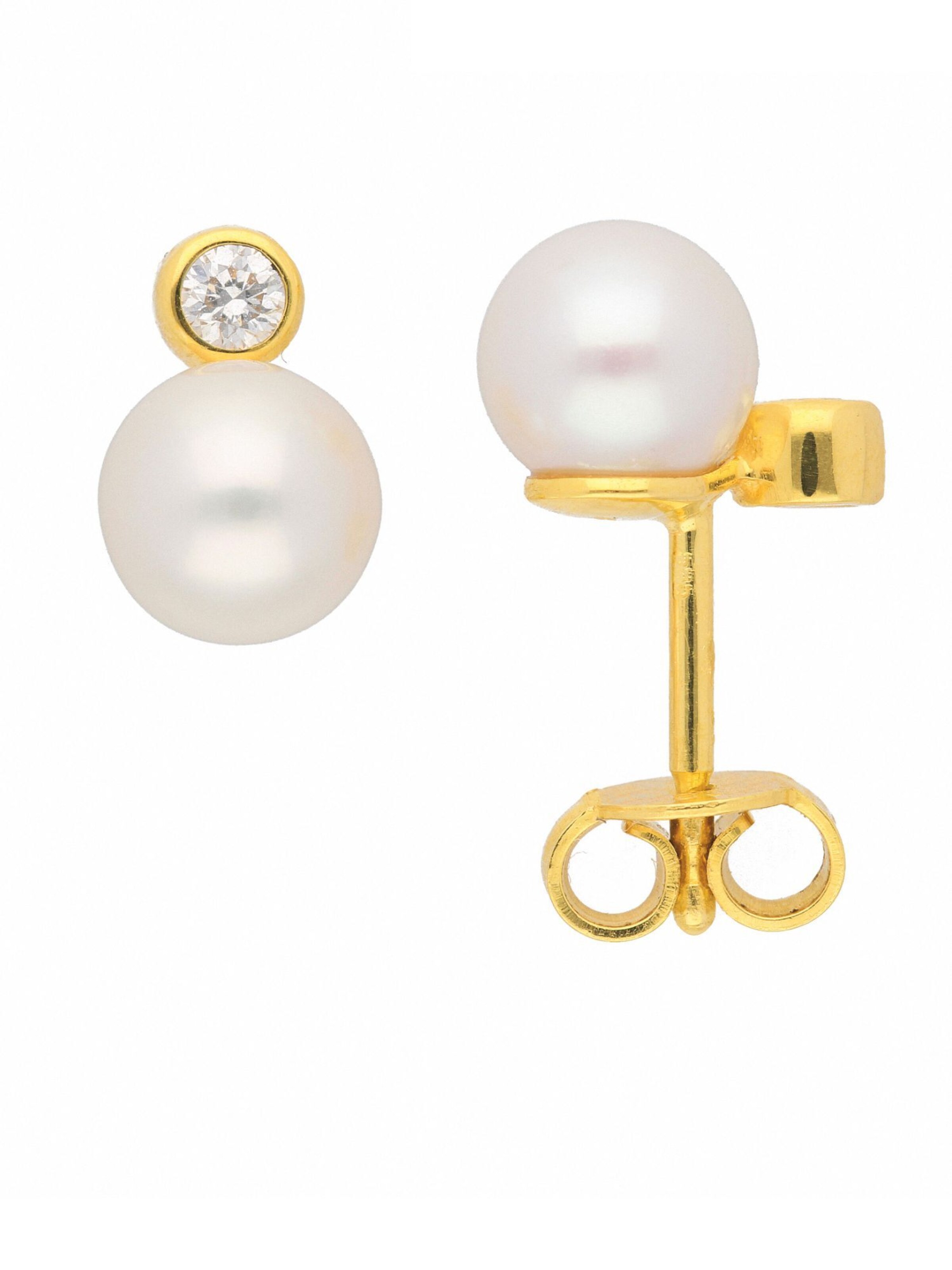 Adelia´s Ohrringe in Gold: Vorderseite