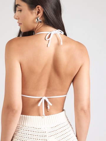 balta GUESS Trikampė Bikinio viršutinė dalis
