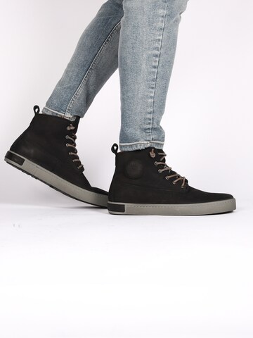 BLACKSTONE - Sapatilhas altas 'Icon AM02' em preto