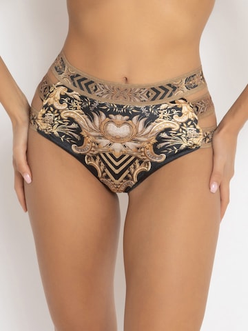 JIORO Bikinihose 'GOLDEN STRIPES'‌ in Mischfarben