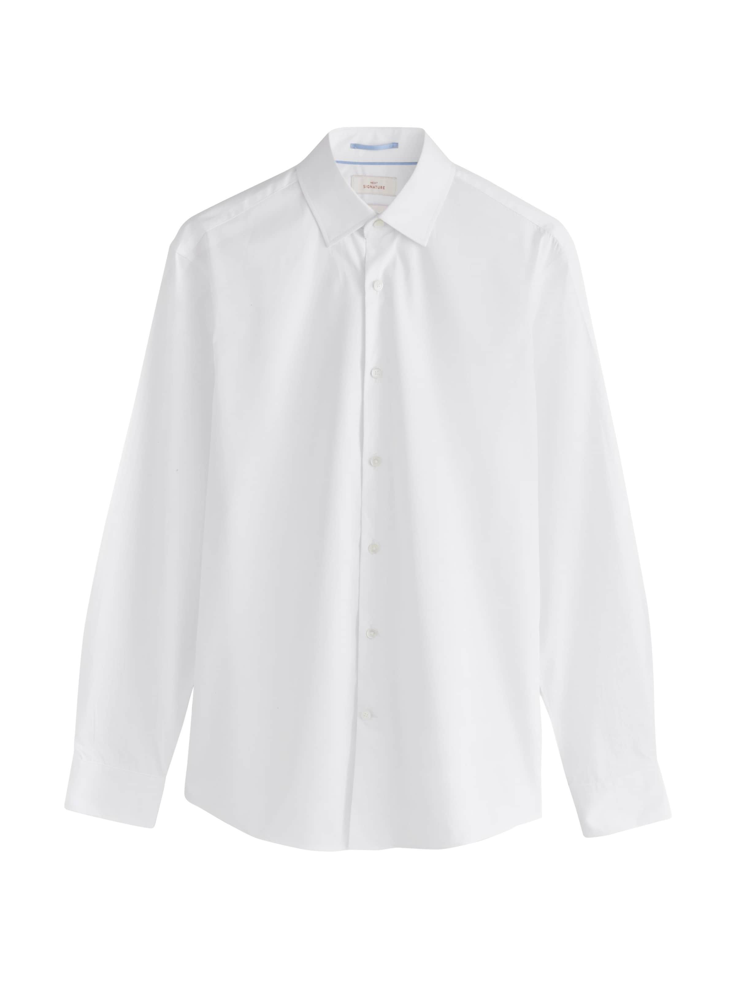 Next Slim fit Business shirt 'Signature' in White: front