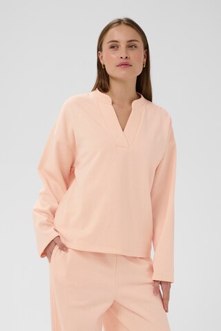 Sweat-shirt 'SLRolanda' SOAKED IN LUXURY en orange : devant