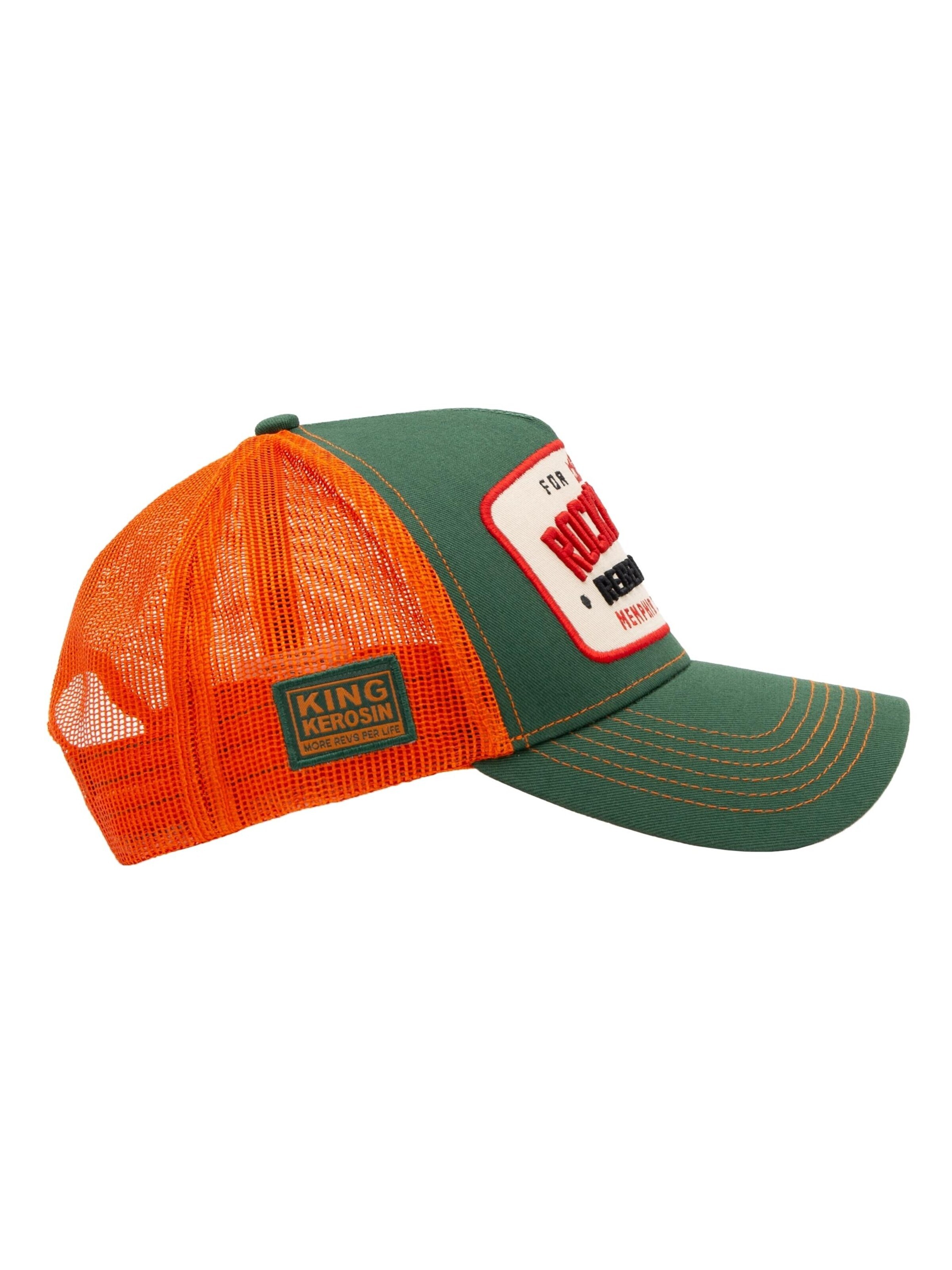 King Kerosin Cap 'Forever Rock'n'Roll' in Green