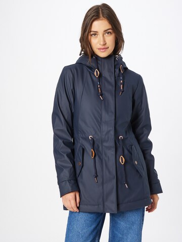 Parka mi-saison 'Monadis' Ragwear en bleu : devant