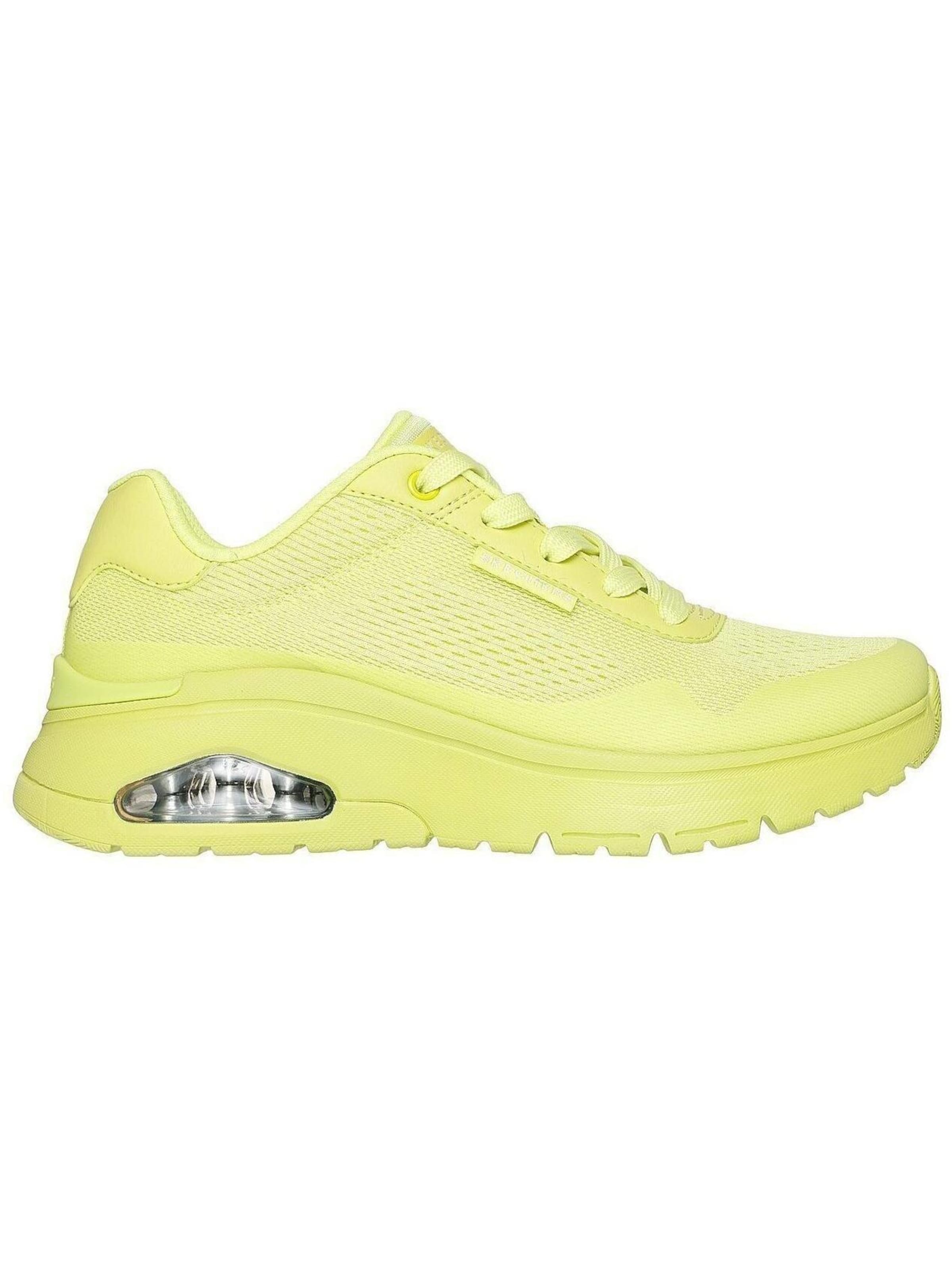 SKECHERS Sportschoen 'Uno Flex - Spring On' in Groen