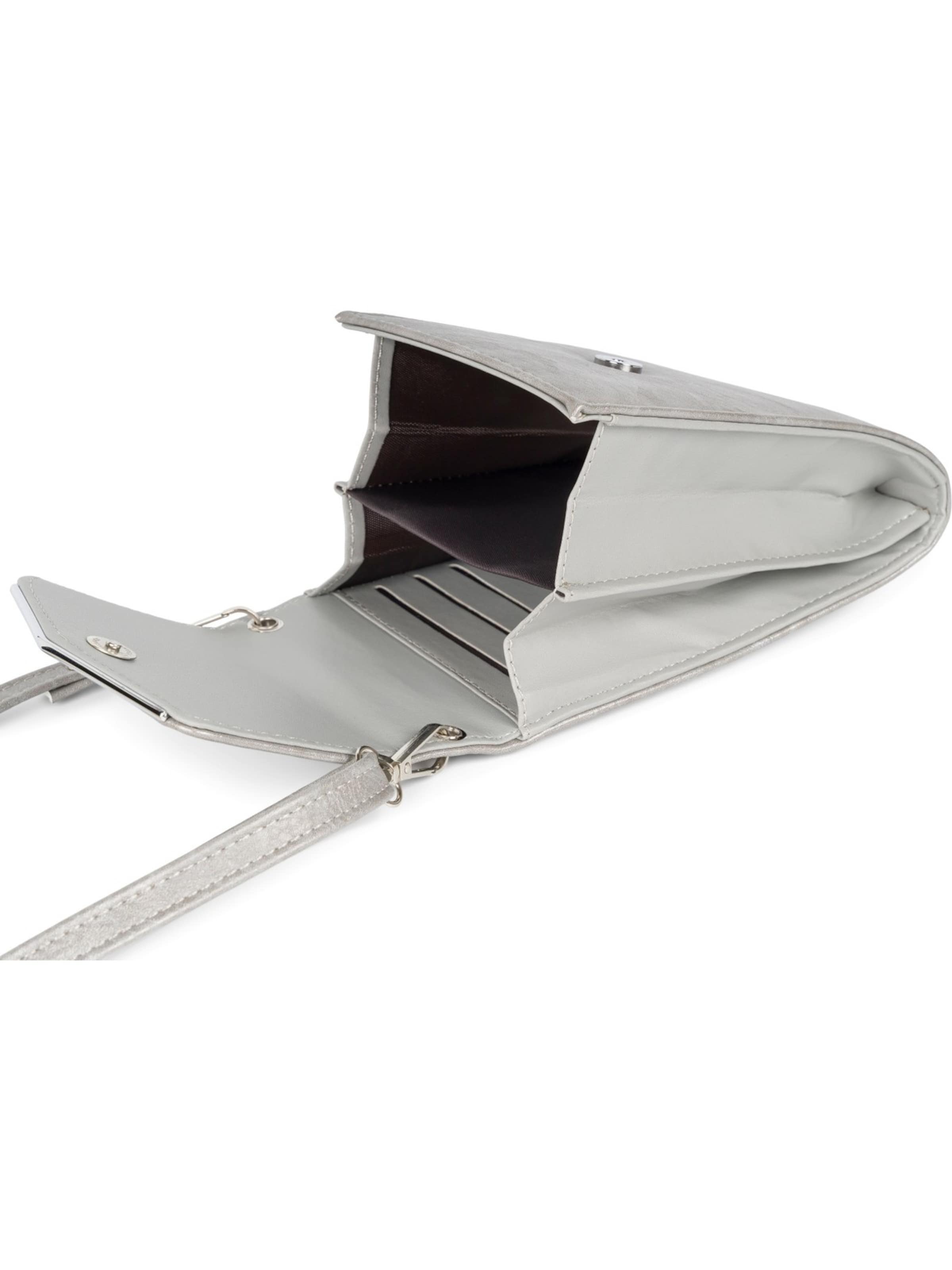 styleBREAKER Umhängetasche 'Mini Handy Umhängetasche'‌‌‌‌‌‌‌‌‌‌ in Silber