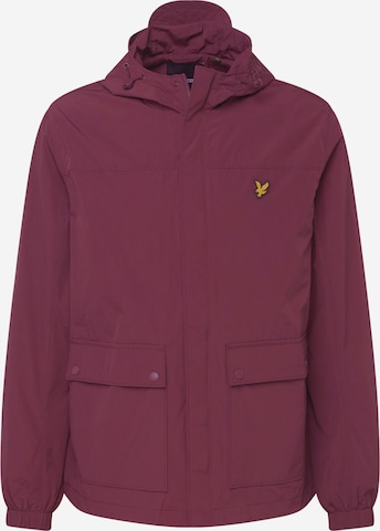 Lyle & Scott Tussenjas in Rood: voorkant