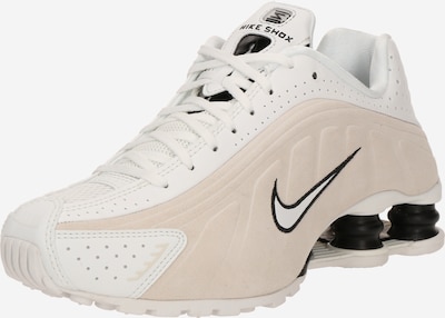 Nike Sportswear Matalavartiset tennarit 'Shox R4' värissä musta / valkoinen / luonnonvalkoinen, Tuotenäkymä