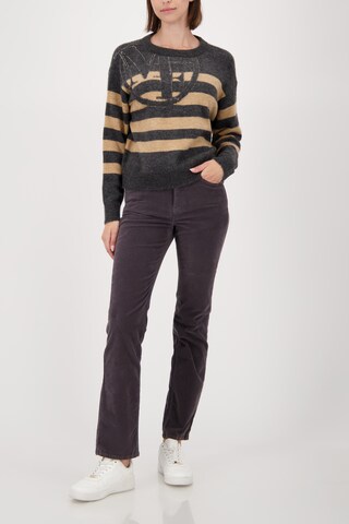 monari Sweater 'Ciao Bella' in Grey