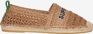 Espadrilles 'Raffia' Superdry en marron : devant