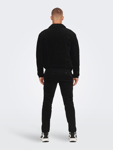 Only & Sons Regular Trousers 'Avi' in Black