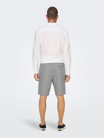 Regular Pantalon Only & Sons en gris